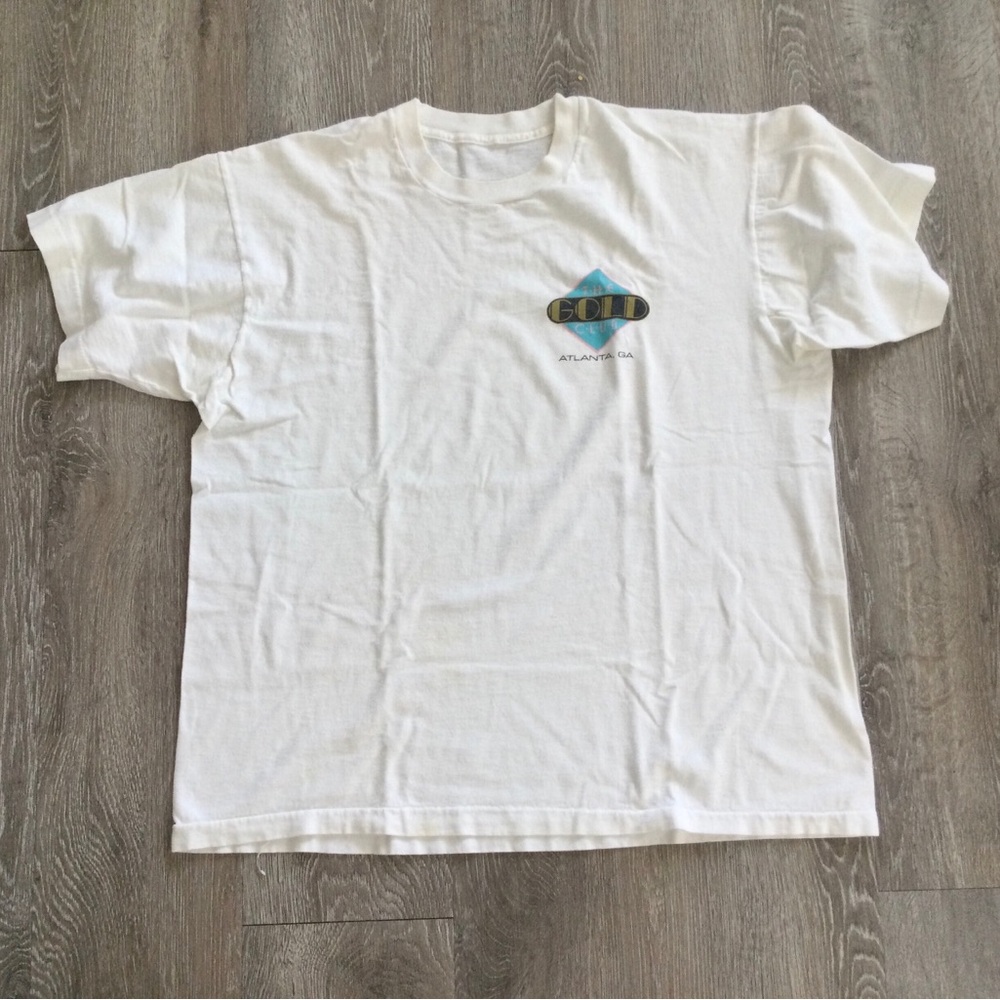 Circa 1987 Original T Shirt The Gold Club Atlanta.
